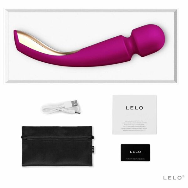 LELO - MASSAGGIATORE SMART WAND MEDIUM 2 ROSA PROFONDA - immagine 3