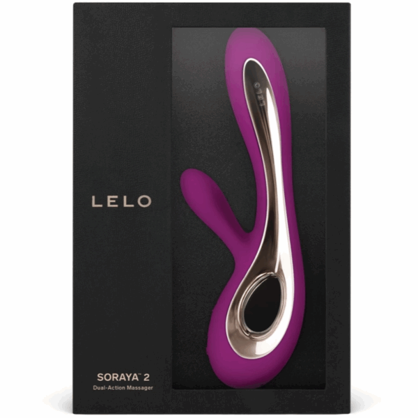 LELO - VIBRATORE SORAYA 2 RABBIT DEEP ROSE - immagine 3