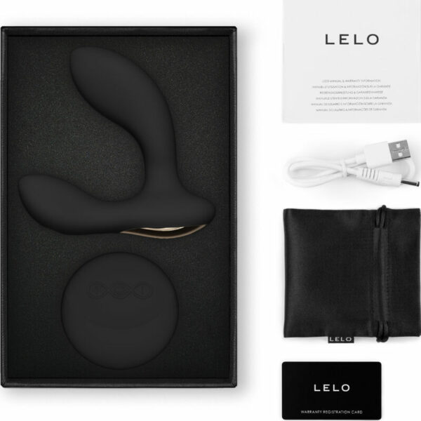 LELO - TELECOMANDO MASSAGGIATORE PROSTATICO HUGO 2 NERO - immagine 2