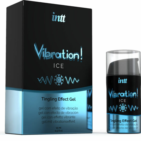 INTT - POTENTE GEL VIBRANTE STIMOLANTE INTIMO EFFETTO Freddo sapore Menta  15ML