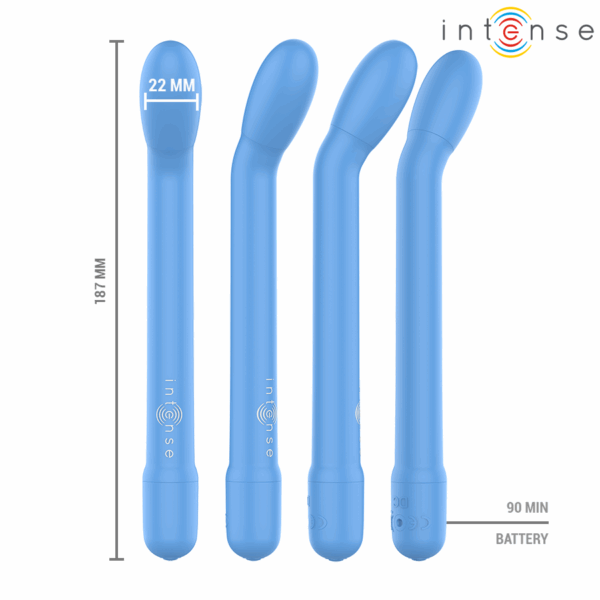 INTENSE - STIMOLATORE PUNTO G BLU - immagine 2