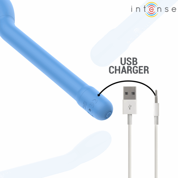 INTENSE - STIMOLATORE PUNTO G BLU - immagine 4