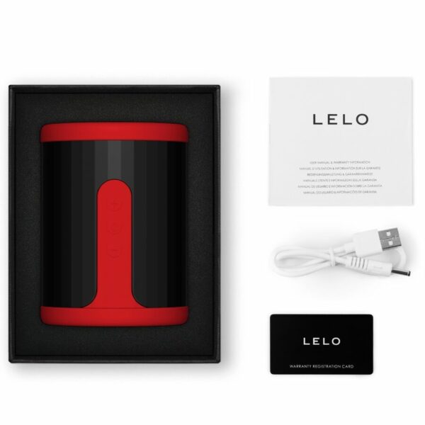 LELO - F2S MASTURBATORE MASCHILE ROSSO TEAL - immagine 2