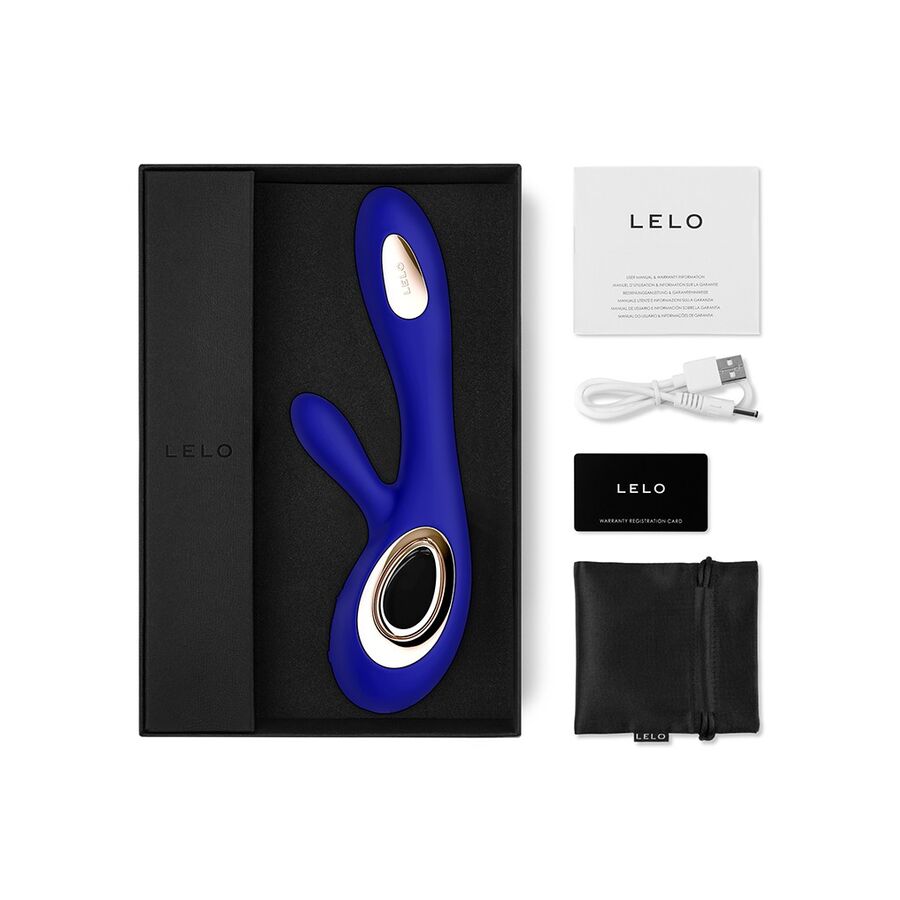 LELO - VIBRATORE SORAYA WAVE CONIGLIO BLU NOTTE - immagine 2