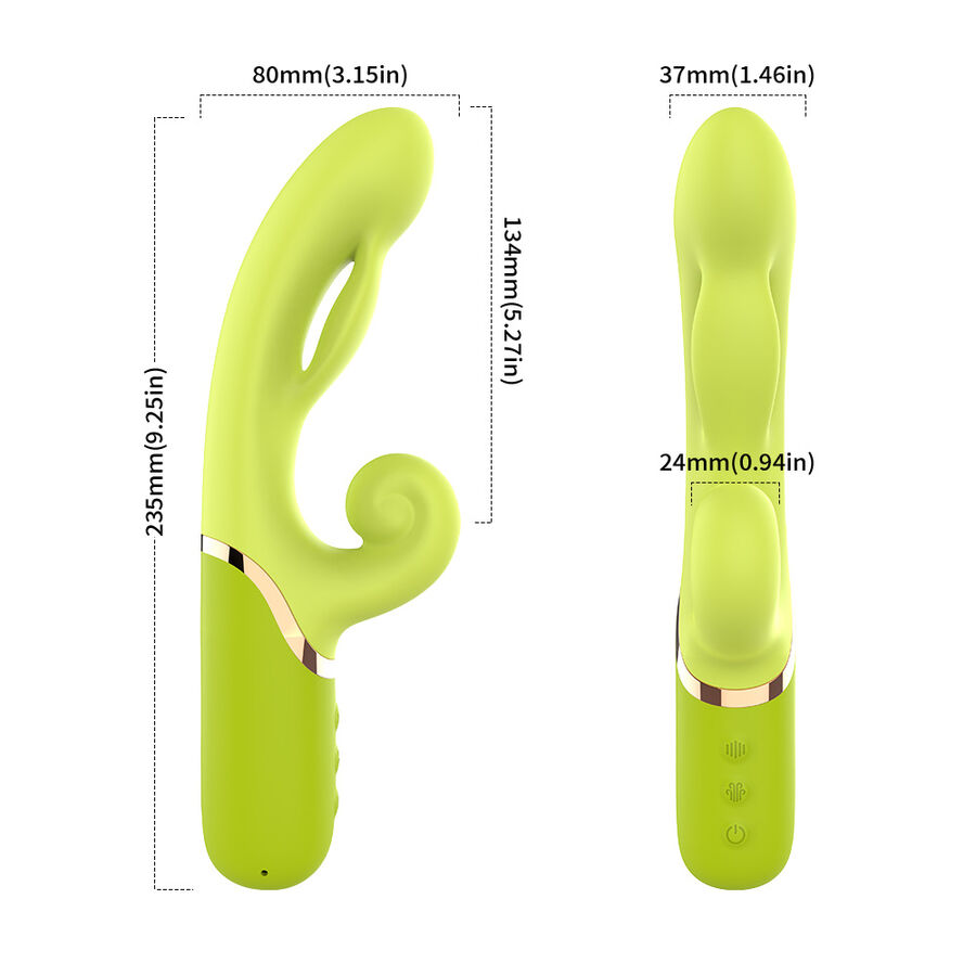 ARMONY - STIMOLATORE VIBRATORE VERDE - immagine 4