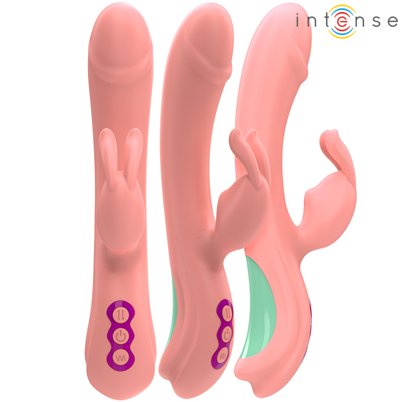 INTENSE - RACHEL RABBIT VIBRATOR 5 VIBRAZIONI ROSA - immagine 2
