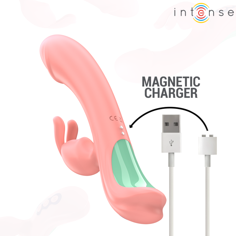 INTENSE - RACHEL RABBIT VIBRATOR 5 VIBRAZIONI ROSA - immagine 4